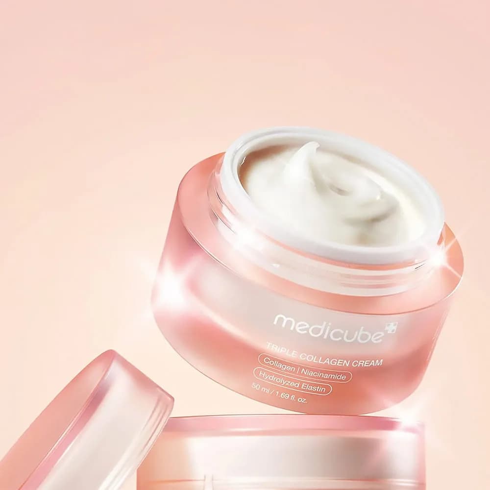 Питательный крем для упругости кожи с тройным коллагеном Medicube Triple Collagen Cream — фото 1