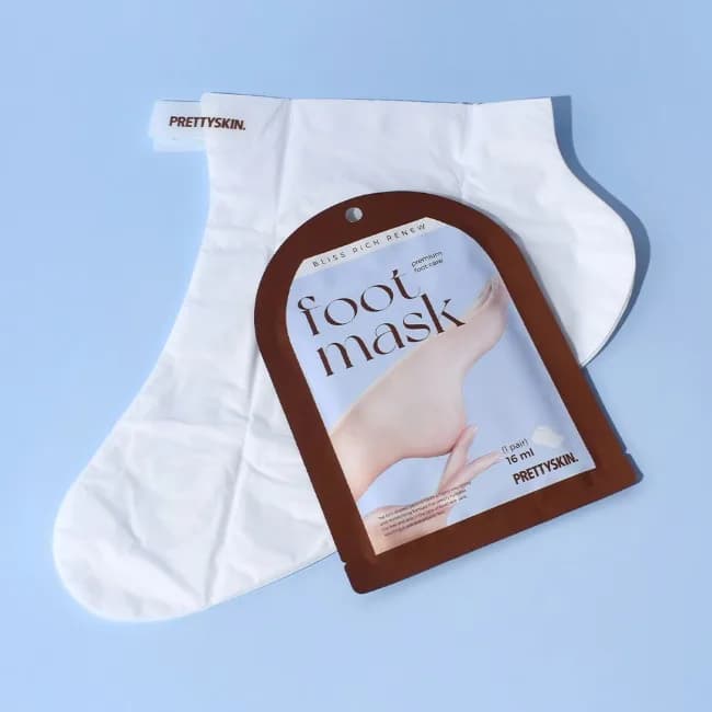 Питательная маска-носочки для ног Pretty Skin Bliss Rich Renew Premium Foot Mask — фото 1