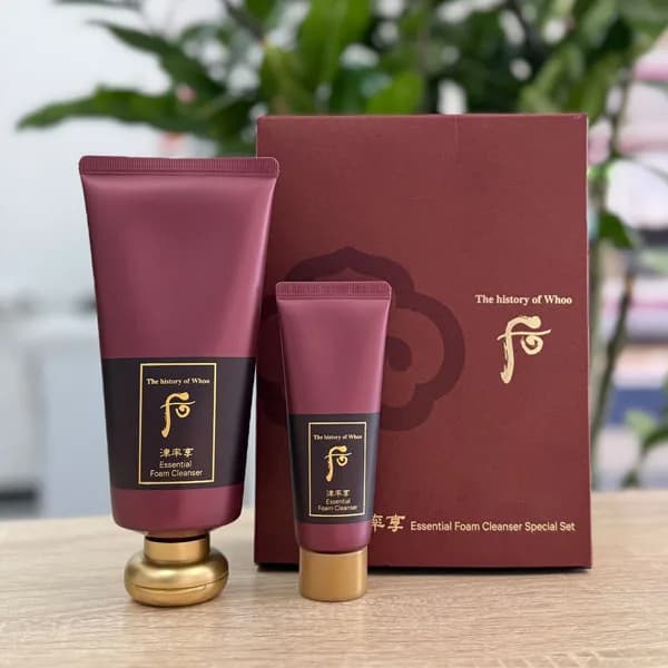 Подарочный набор очищающих пенок для зрелой кожи THE WHOO (The History of Whoo) — Jinyulhyang Essential Foam Cleanser Special Set. 2 ед — фото 1